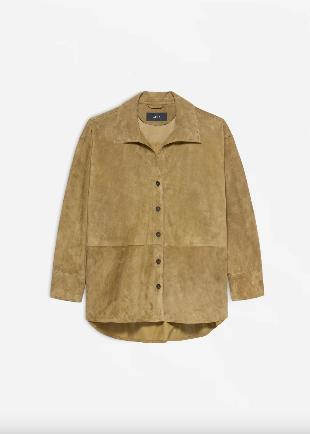 Catarine Suede Blouse, Olive