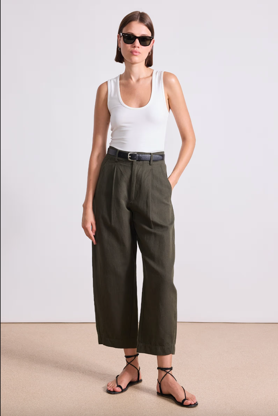 Bari Crop Trouser, Rosin