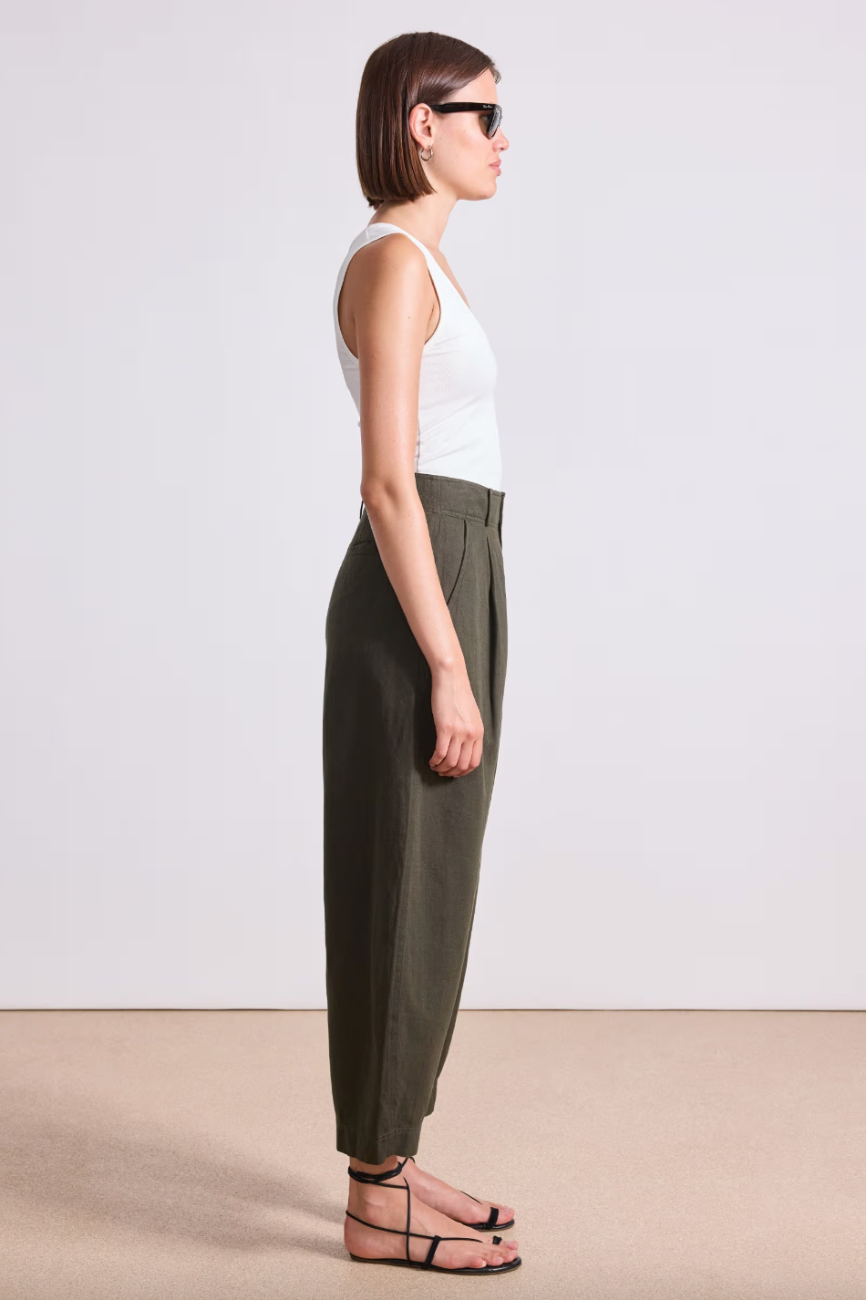 Bari Crop Trouser, Rosin