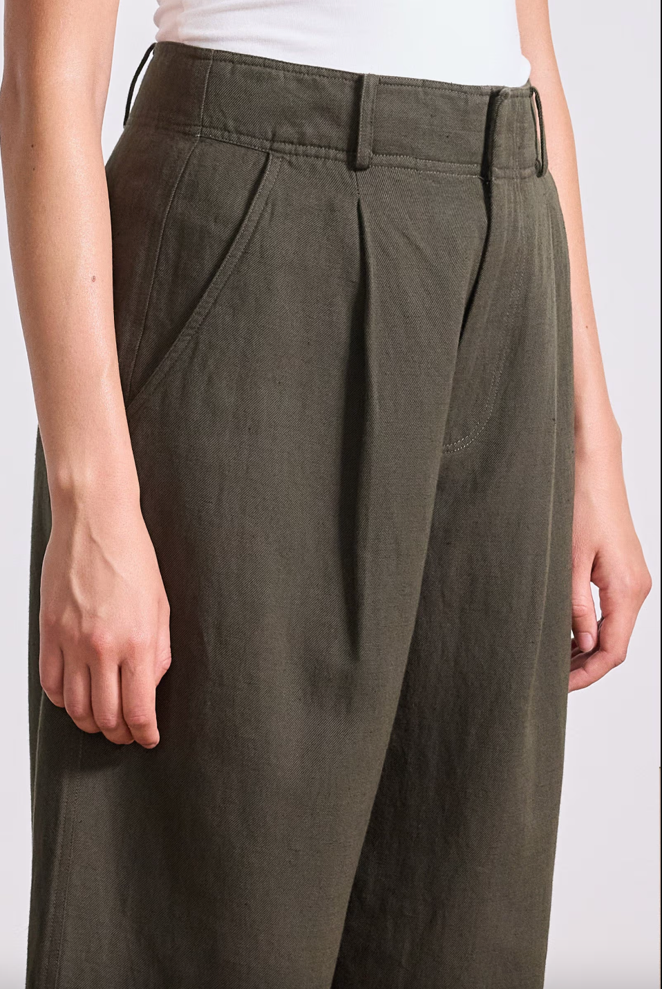 Bari Crop Trouser, Rosin