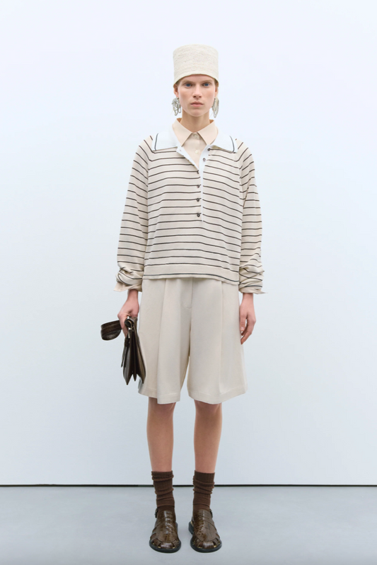 Organic Cotton Striped Polo