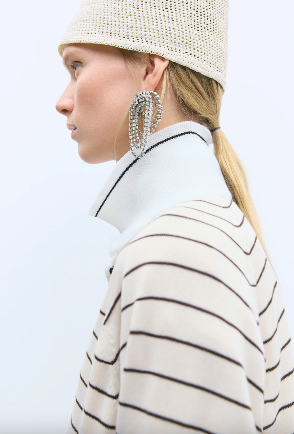 Organic Cotton Striped Polo