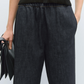 Denim Relaxed Pants Black