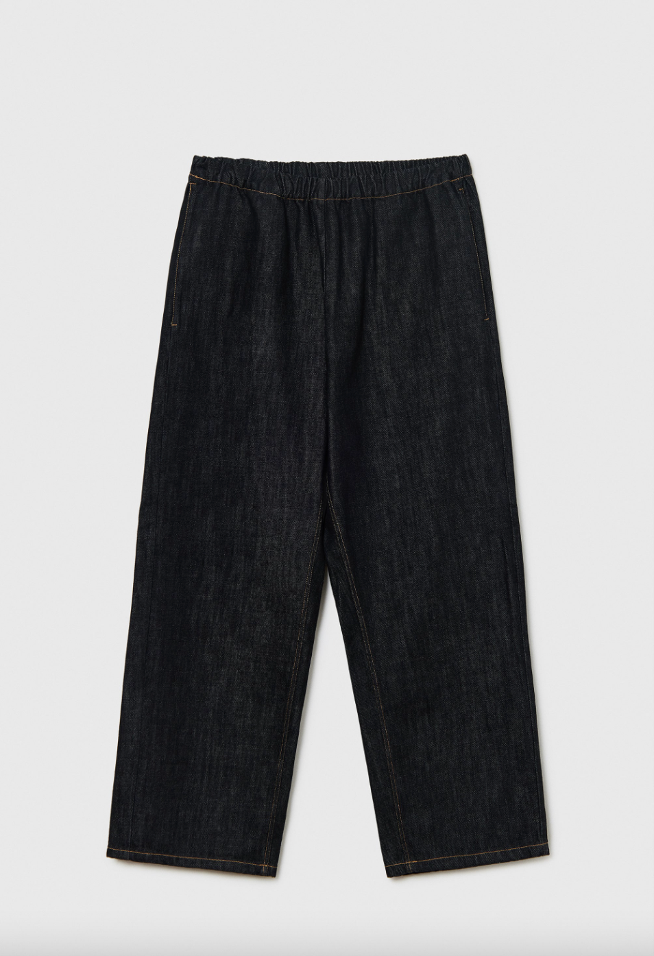 Denim Relaxed Pants Black