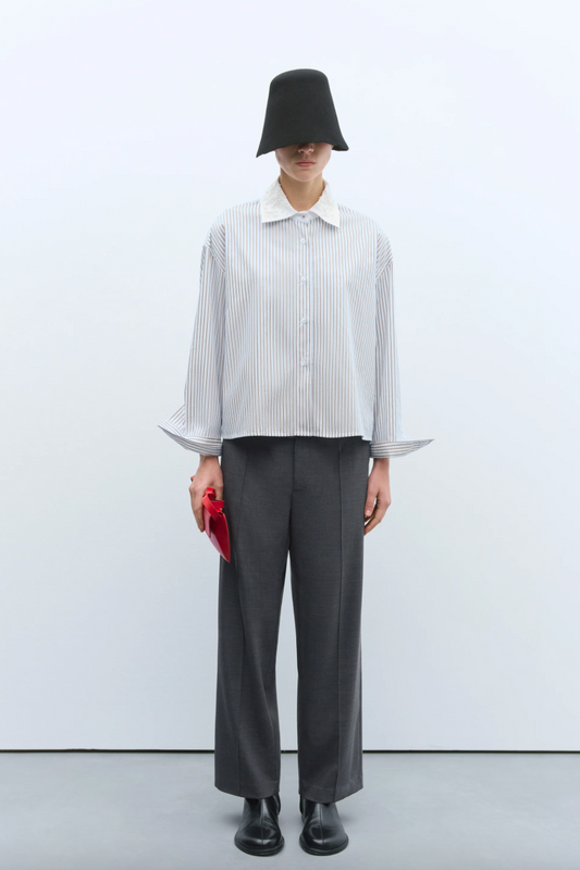 Embellished Striped Shirt