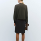 Cotton & Cashmere Cardigan Dark Moss