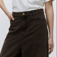 Palazzo Denim Pants, Choco