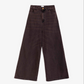 Palazzo Denim Pants, Choco