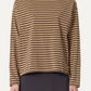 Maglia Lola Striped, Camel