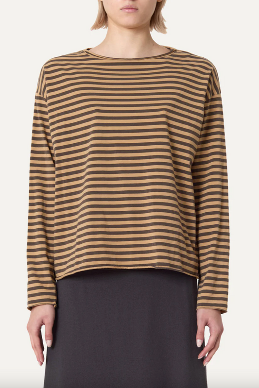 Maglia Lola Striped, Camel