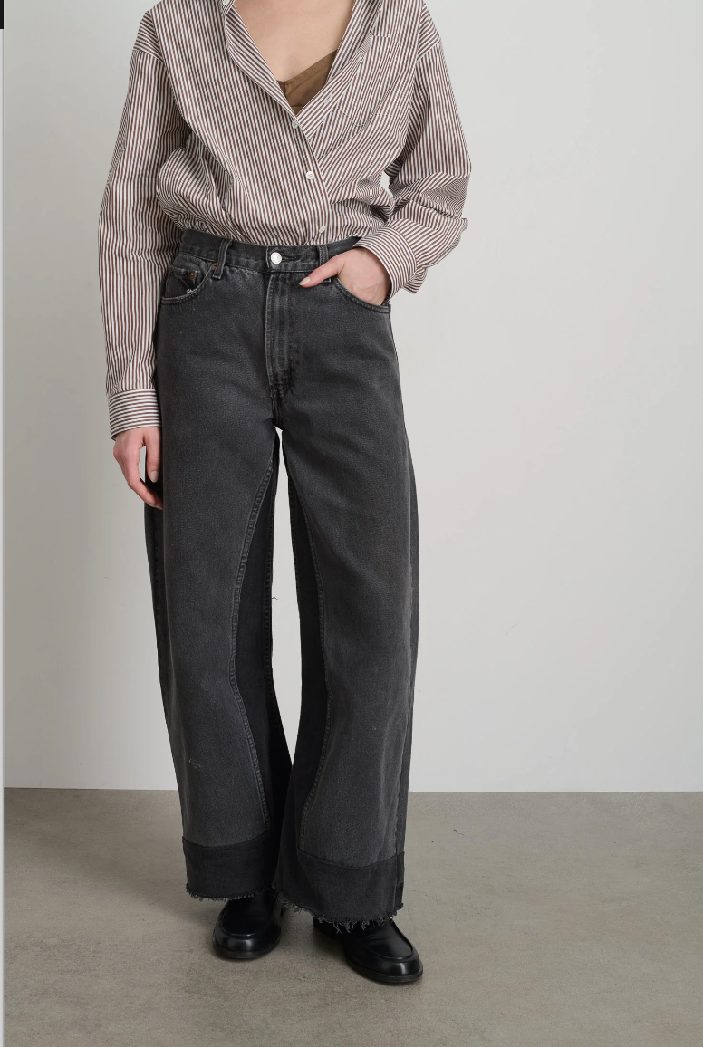 Reworked Culotte, Vintage Black