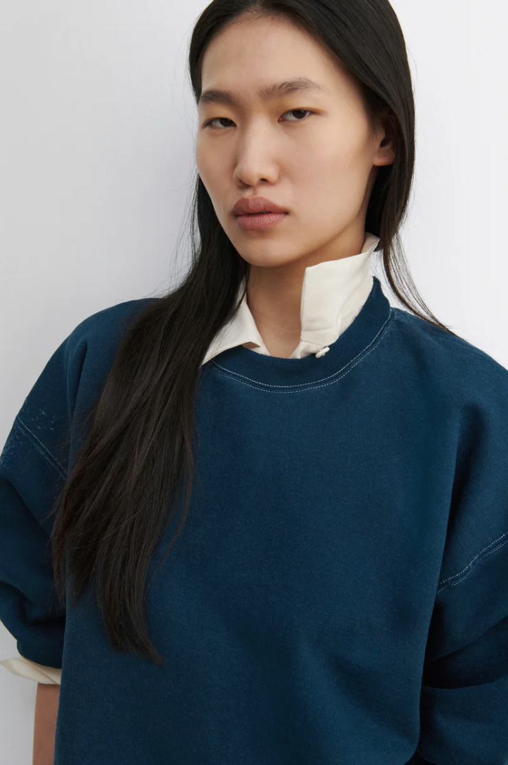 Fond Sweatshirt, Teal