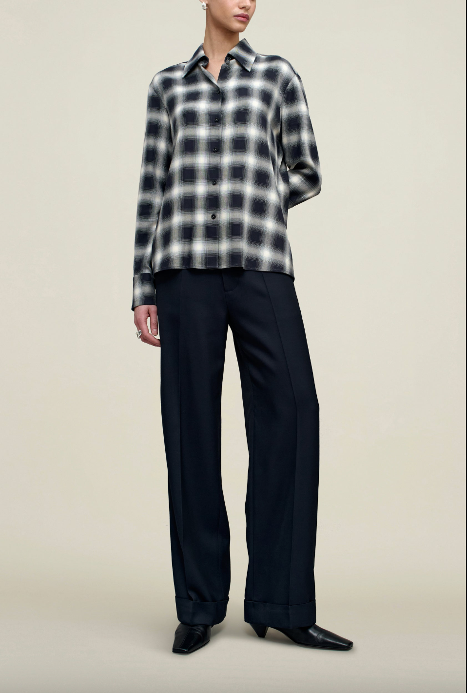 Octavia Blouse, Airbrush Flannel