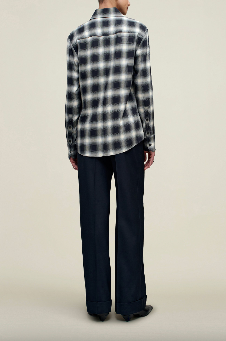 Octavia Blouse, Airbrush Flannel