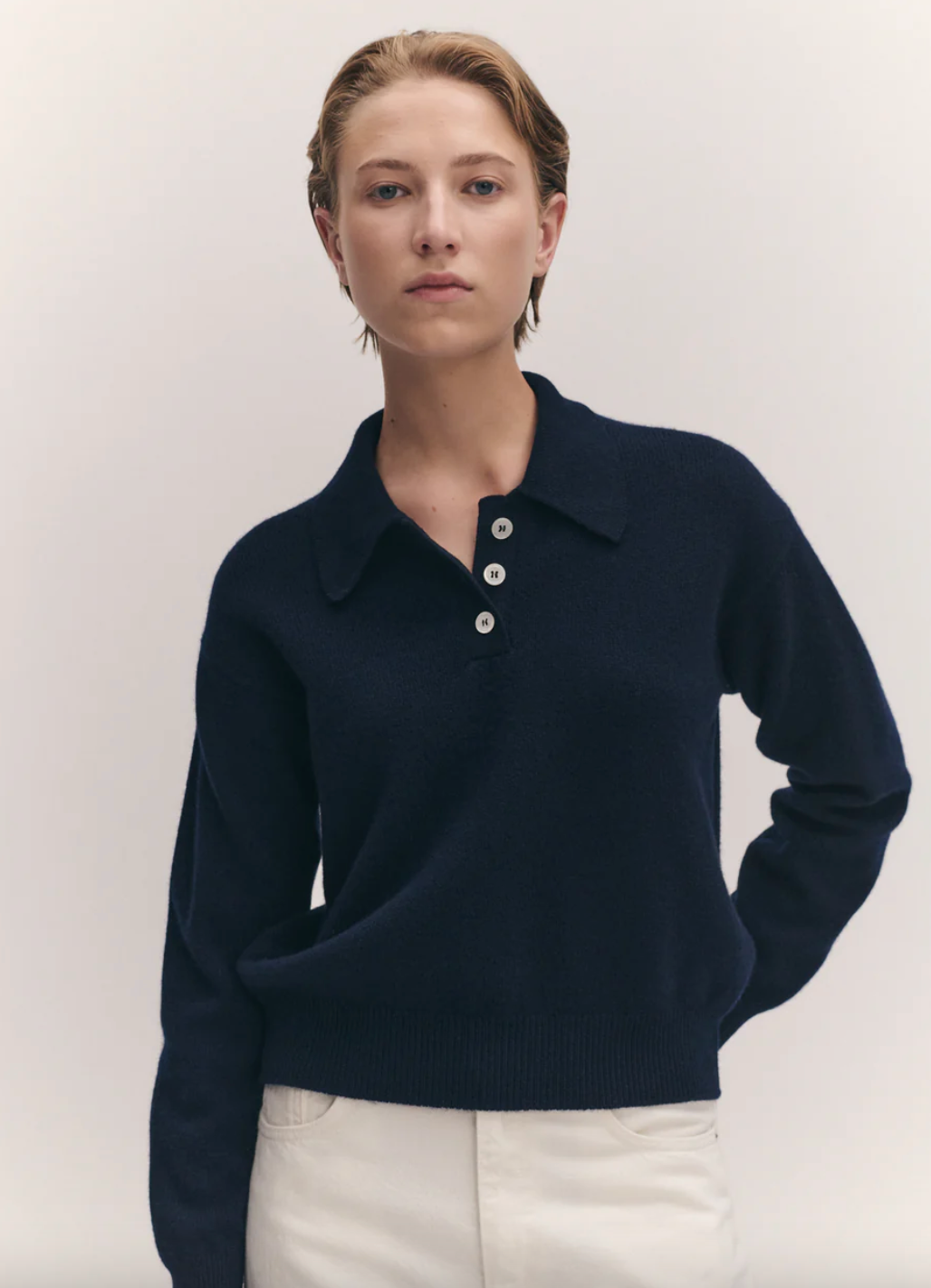 Edith Polo Shirt, Navy