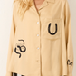 Patti Desert Tattoo Shirt, Nude Desert