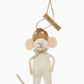 Mushroom Cap Mouse Ornament