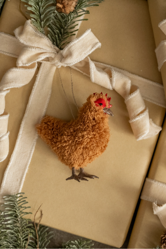 Brown Hen Ornament