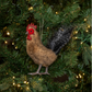 Fur Rooster Ornament