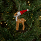 Festive Fur Deer Ornament