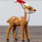 Festive Fur Deer Ornament