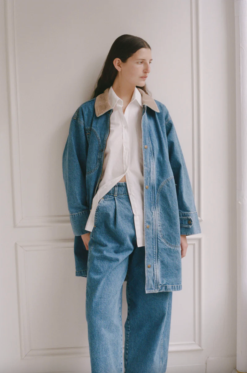 Town & Country Coat, Medium Blue