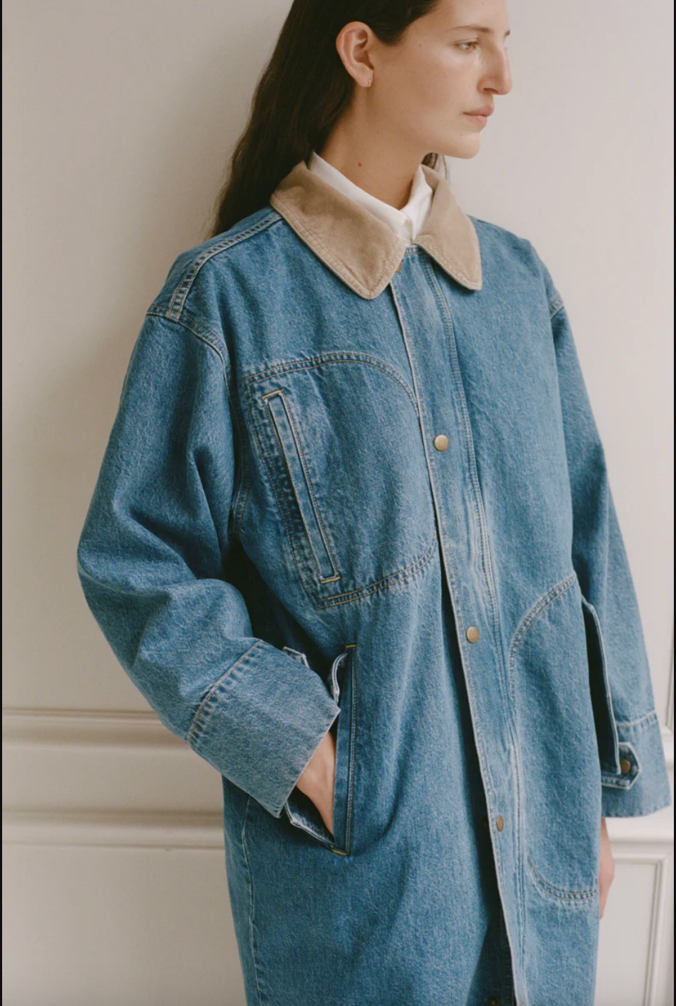 Town & Country Coat, Medium Blue