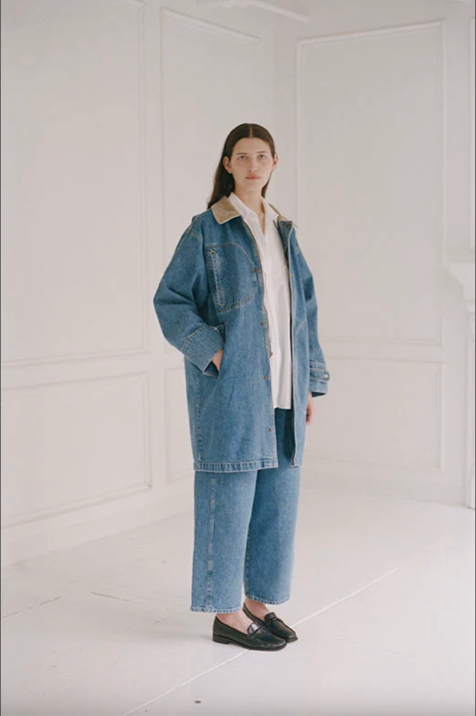 Town & Country Coat, Medium Blue