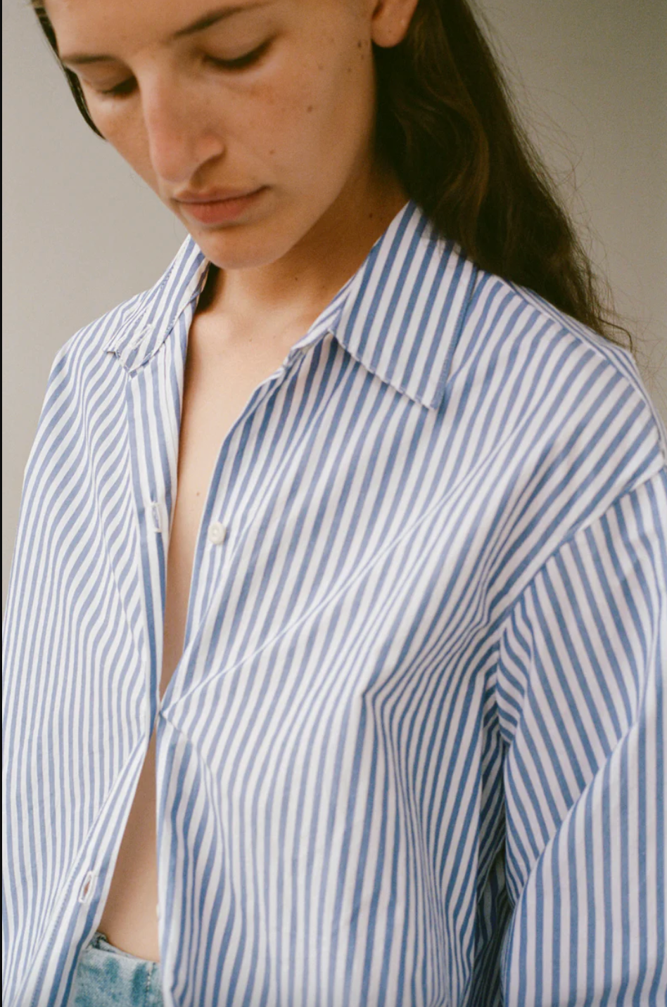 Classic Button Down, Blue Stripe