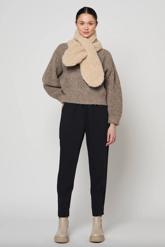 Balloon Sleeve Sweater, Deer