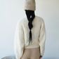Brushed Beanie, Cream