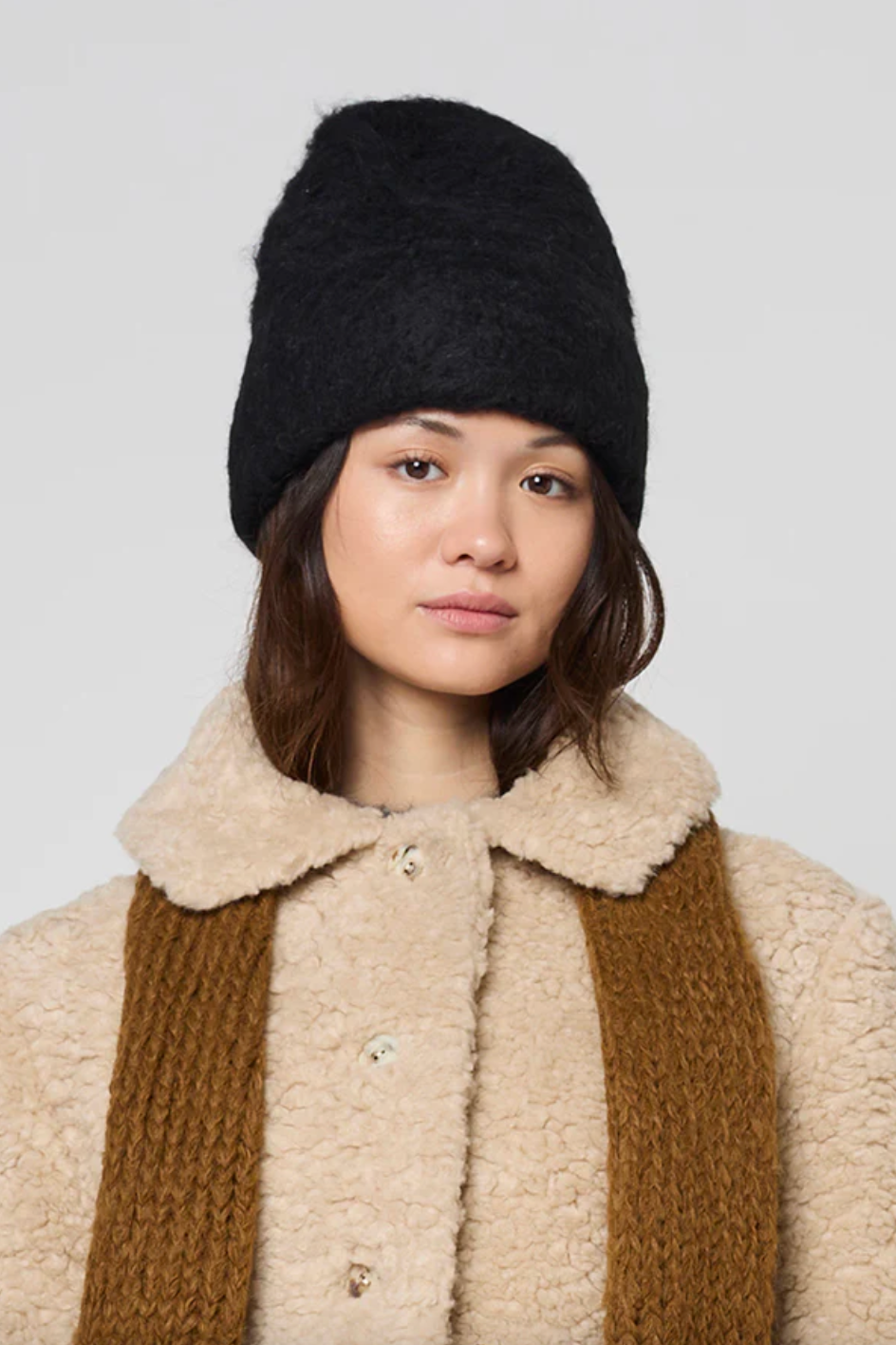 Brushed Beanie, Black