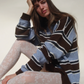 Sienna Striped Crew, Skylight Stripe