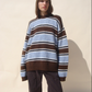 Sienna Striped Crew, Skylight Stripe