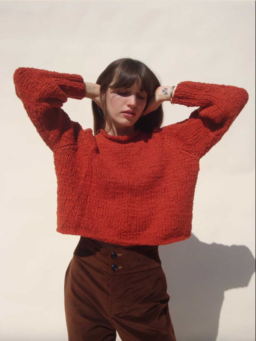 Nogu Hand Knit, Rust