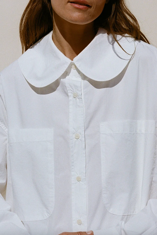 Hollis Oversized Button Down, Salt