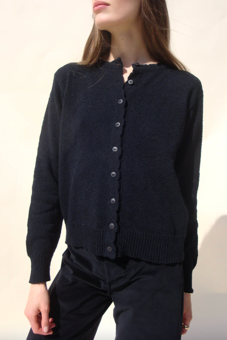 Piste Cardigan, Noir