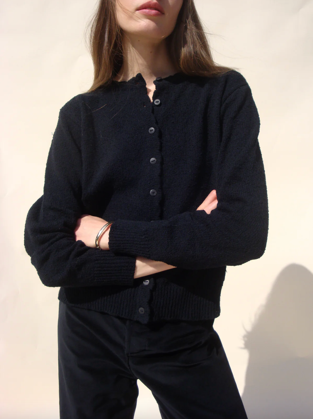 Piste Cardigan, Noir