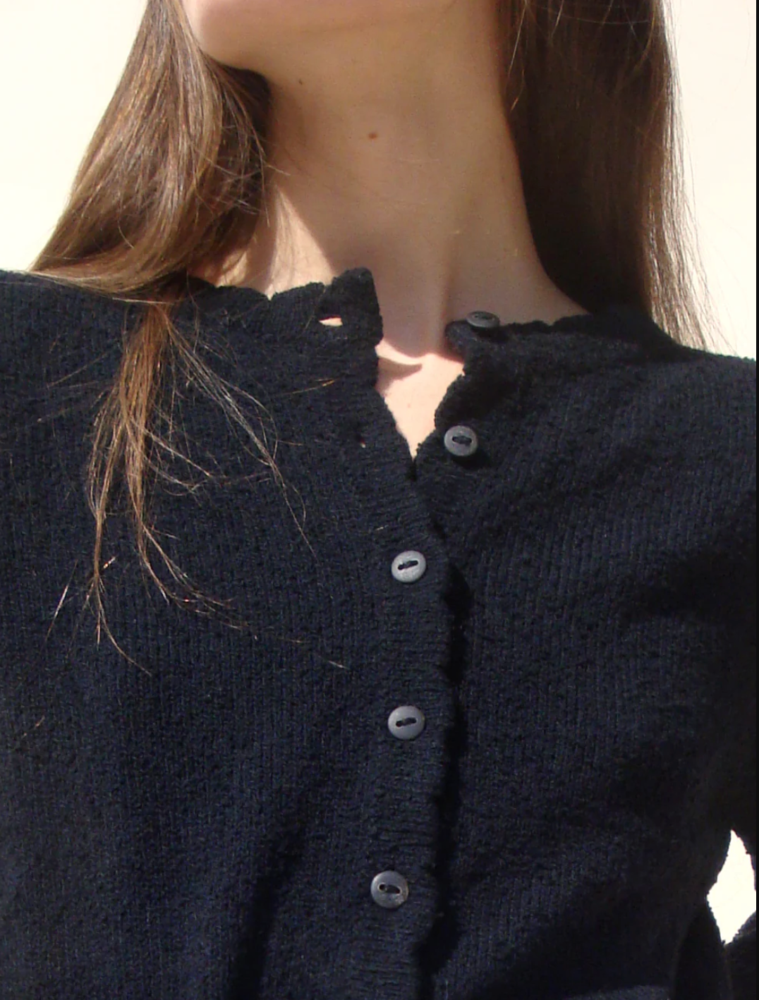 Piste Cardigan, Noir