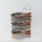 Felted Wool Sardine Ornament Set