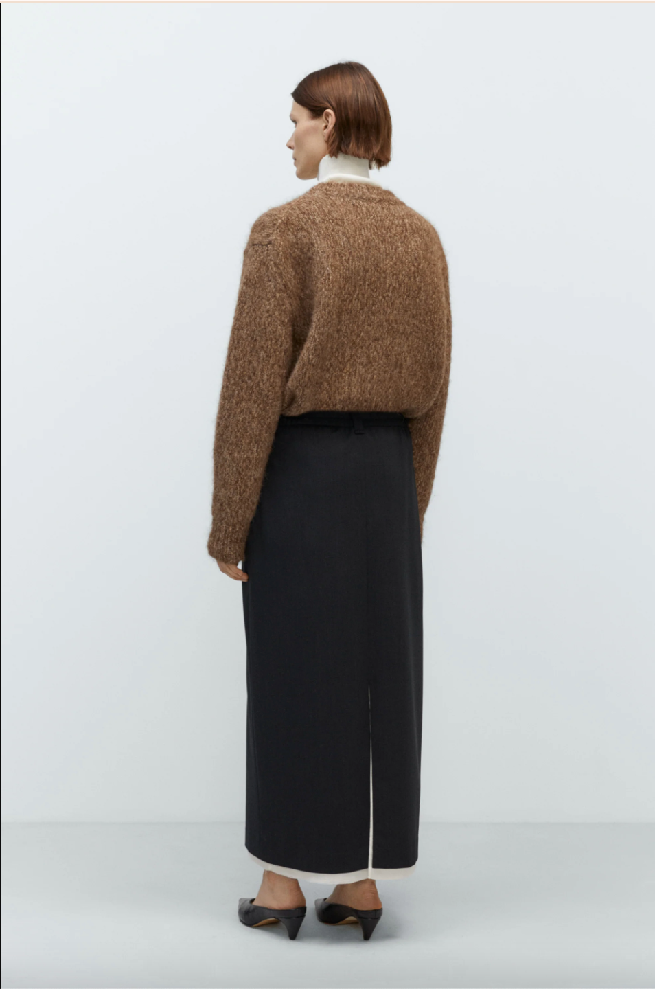 Tailoring Long Skirt, Anthracite