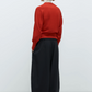 Merino Wool Sweater, Red