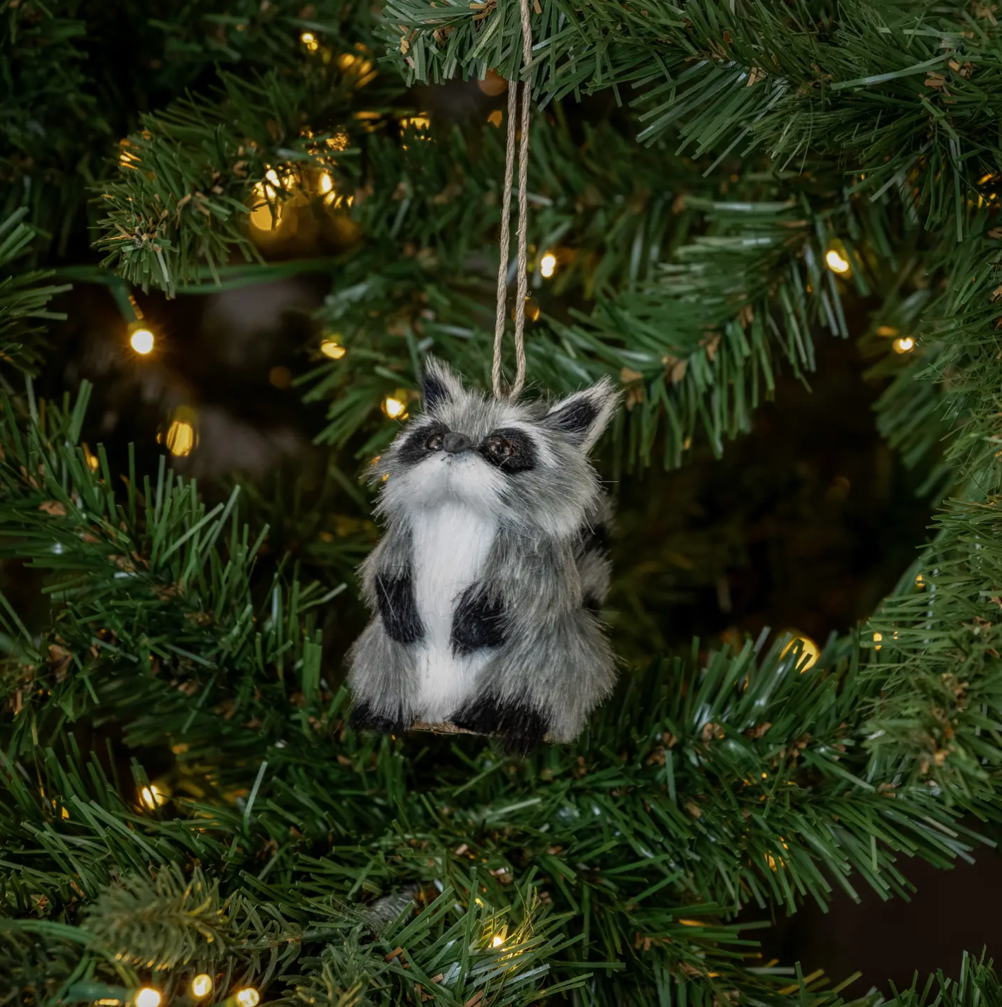 Woodland Racoon Ornament