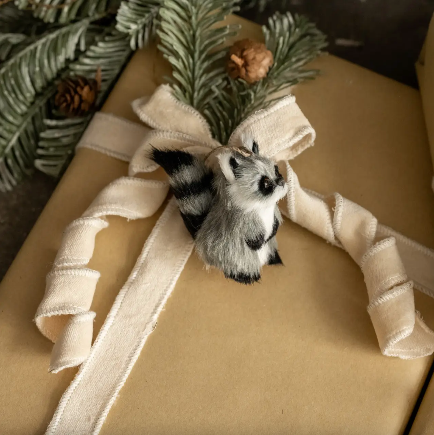 Woodland Racoon Ornament