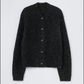 Baby Alpaca Cardigan, Anthracite