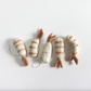 Felted Wool Shrimp Cocktail Ornament Set