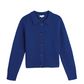 Treena Lambswool Polo Cardigan, Royal