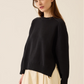 Haruhi Cotton Sweater, Black