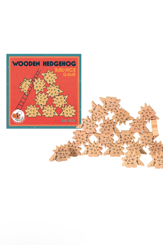 Wooden Hedgehog Balance Game