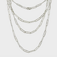 Paper Clip Handmade Chain Necklace